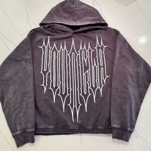YoungLA Hoodie with White Graphic - M